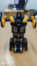 Coche de juguete transformable 2 en 1 para niños, Robot transformable de transformación, juguete para regalo