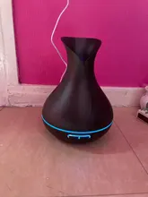 Humidificador de aire ultrasónico de 500ML, con Control remoto difusor de Aroma, luz LED que cambia de 7 colores, difusor de aceite esencial eléctrico inteligente