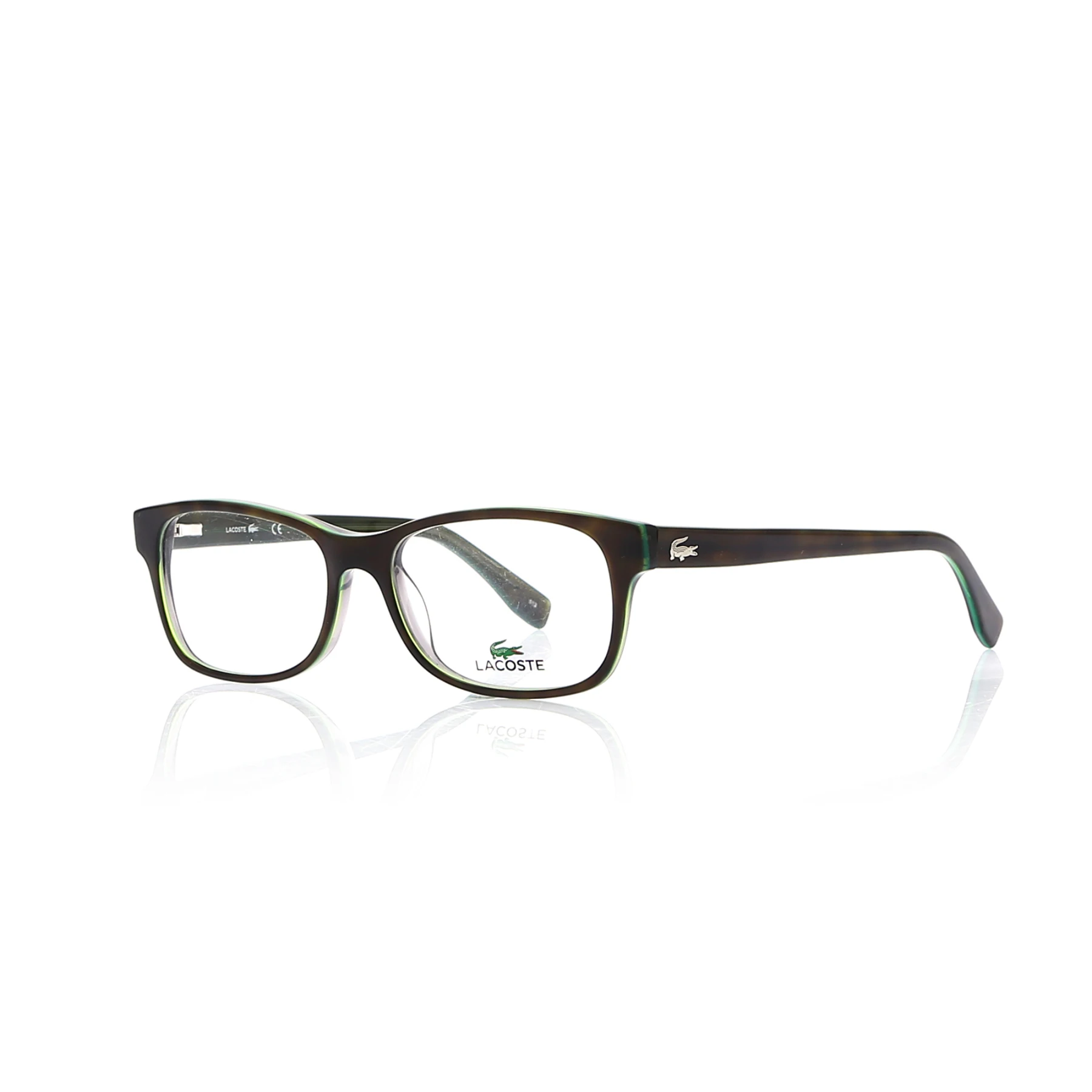 

Markamilla Men Reading Glasses Brown Rectangle Frame Demo Glasses Eyewear Transparent High Quality MenLacoste LCC 2724 220