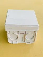 Caja de montaje de Cassette, caja de empalme oculta tipo 86, caja de montaje interno, Caja Blanca, roja y azul