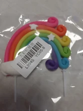 Cake-Top Tag-Decor Unicorn Dessert-Baking Rainbow Wedding Birthday-Party Girls Multi-Color