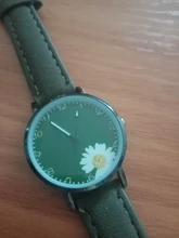 Reloj de pulsera con correa de cuero para mujer, nuevo accesorio informal a la moda, sencillo, caja de Reloj de cuarzo, 2020