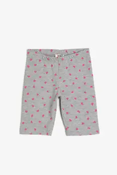 

Koton Kids Gray Pattern Female Child Legging