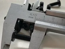 Hex-Drive Screw Furniture-Screws Flat-Head Black M8 M5 M6 Hypotenuse Down-Side 10/20pcs