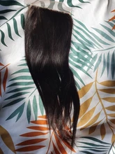 Extensiones de cabello humano con encaje para mujer, accesorio capilar liso de piel sintética con Base de seda 4x4, cierre de cuero cabelludo falso 100% Remy brasileño, prearrancado de 20 pulgadas