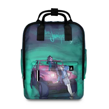 

Women's backpack 3D Black Mirror