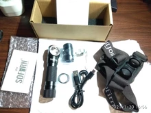 LED Headlamp 18350-Flashlight Power-Indicator 1200lm Sofirn Sp40 XPL Cree 18650 USB 
