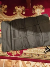 Bolsa de herramientas plegable de tela Oxford, multifunción, almacenamiento en rollo, estuche portátil, organizador, herramientas de bolsillo