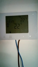 Termostato de pared WiFi para caldera de Gas, controlador de temperatura remoto inalámbrico de calefacción montado en la pared para Alexa, Google Home, 110V y 220V