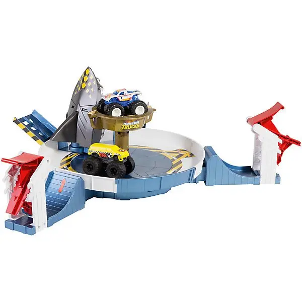 Игровой набор Hot Wheels Monster Trucks Поединок с акулой