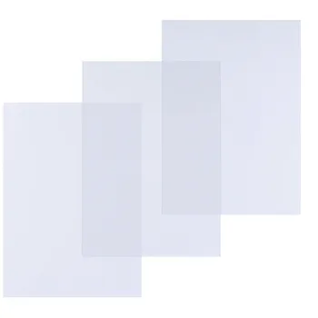 

SET 10 PCS SHEETS SHEET COVERS TRANSPARENT COLORFUL BINDING FILM A4
