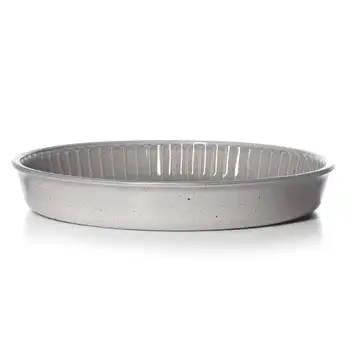 

Tableware for microwave round D = 320mm color. Glass (color Gray)