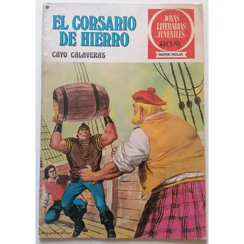 

THE IRON CORSAIR - literary jewelry youth series Red N ° 33 / CAYO skulls