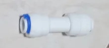Conexión de manguera de agua RO, Conector de ósmosis inversa de montaje rápido de tubería de plástico de 1/4 y 3/8