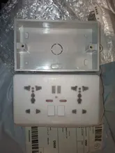 External-Mounting-Box Cassette Wall-Switch Delviz Standard for 146--86mm Plastic Materialsbox