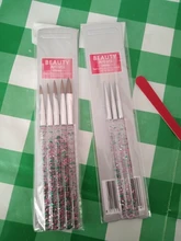 Juego de delineadores para decoración de uñas, set de pinceles de decorado de uñas en acrílico, brochas ligeras de gel UV de manicura con pluma resistente, 8 uds