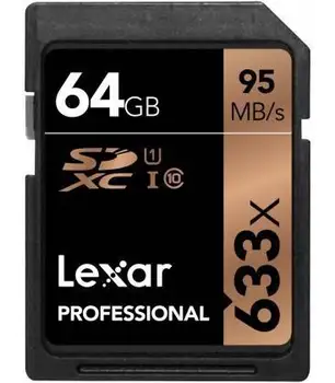 

LEXAR PROFESSIONAL 633X 64GB (SDHC, UHS-I)