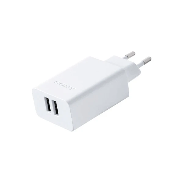 Сетевое зарядное устройство sony CP-AD2M2WC 3A белый