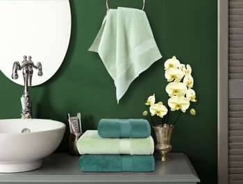 

Towel Jane Mediterranean, pistachio (50x90 cm-2 pcs, 70x140 cm-2 pcs)