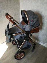 Cochecito De bebé multifuncional 3 en 1, carrito De bebé con paisaje alto, luz reclinable, plegable, diseño De cascarón De dos vías