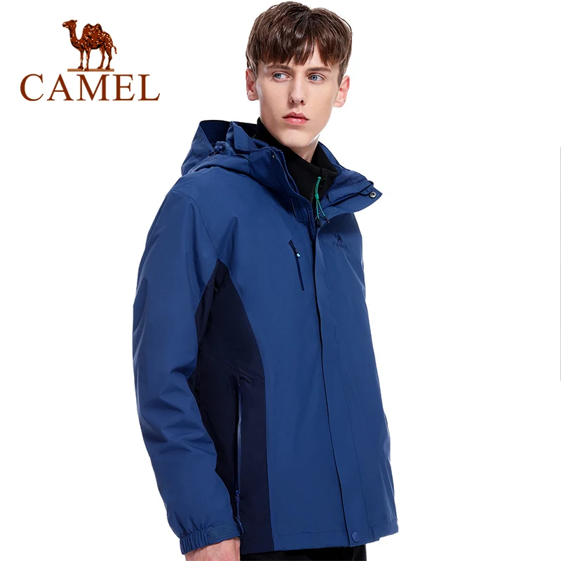 Camel Hiking Jacket for Men's and Women's Three-in-One Detachable Two-piece Tide Brand Waterproof Windproof Outdoor Clothing | Спорт и
