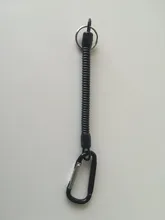 1 Uds llavero táctico retráctil primavera elástico cuerda de seguridad de herramienta senderismo Camping Anti-perdido por teléfono al aire libre senderismo campamento