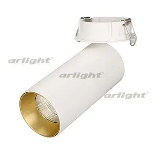027257 Светильник SP-POLO-BUILT-R65-8W Warm3000(WH-GD, 40 deg) ARLIGHT