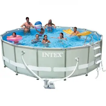 

Scaffold round basin 488x122 cm.,19156 L., from 6 years, Intex, item No. 28322
