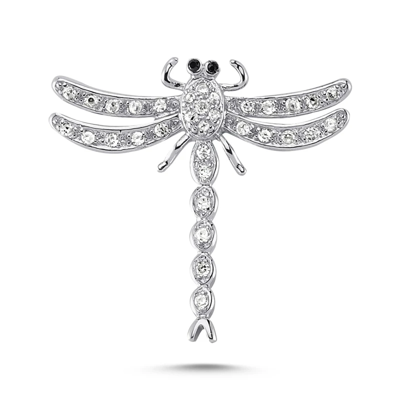 

Armagano Zircon Stone Dragonfly Pendant