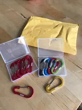 Carabiner-Clips Acessories Multi-Tool Cc1-Steel Small Booms Fishing Outdoor Camping 6pcs