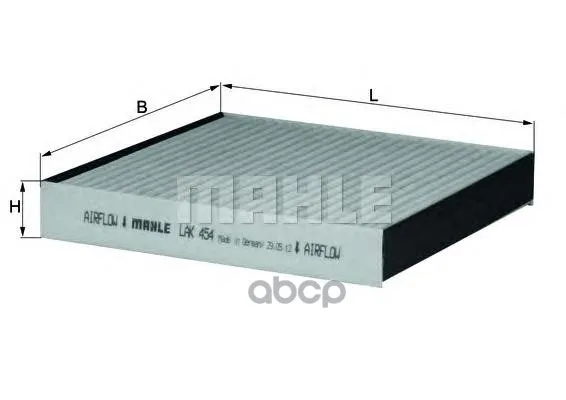 Фильтр Салона Угольный Mahle/Knecht Lak454 Mahle/Knecht арт. LAK454