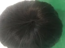 Pelucas de cabello humano liso con flequillo, hechas a máquina, pelo humano peruano Natural 130% Remy