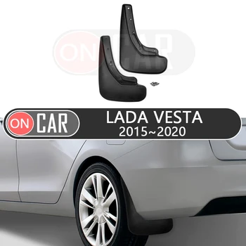 

Mudguards rear for Lada Vesta 2015~ sedan car mud flaps splash guards mud flap car styling tuning durt protectection