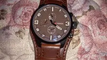 CURREN superior de la marca de lujo de relojes fecha Deporte Militar hombre relojes correa de cuero de los hombres de negocios reloj de pulsera de regalo 8225