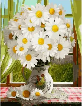 

Painting by numbers GX 34984 chamomile morning 40*50