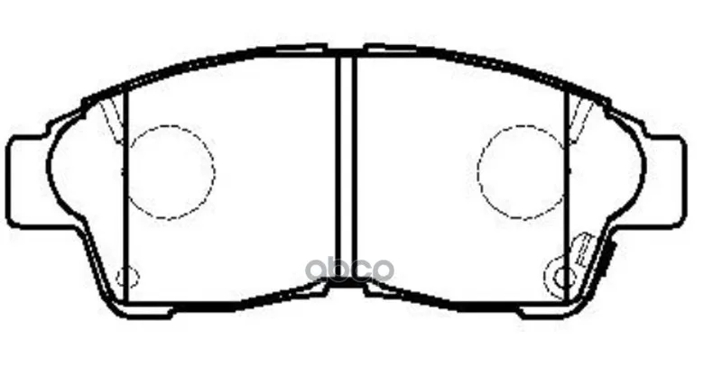 Колодки Тормозные Corolla 9201/Carina E 9296/Rav 4 9495 Передние Ctr Ckt1 Ctr арт. CKT1