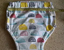 5 unids/lote lavable todos los temporada impermeable bragas pañales reutilizables bebé gasa de algodón infantil pantalones de entrenamiento de pañal para recién nacido pantalón