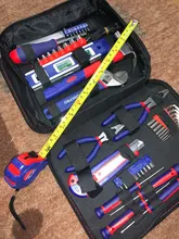 WORKPRO-Juego de Herramientas para el hogar, utensilio doméstico, juego de enchufes, destornilladores, herramientas de reparación para el hogar, herramientas manuales de bricolaje