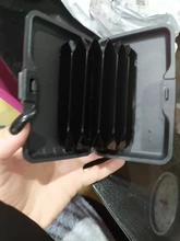 Caja de tarjetas de visita antirrobo RFID con impresión en Color a la moda para mujer, tarjetero con bolsillo para tarjetas de crédito, tarjetero de aluminio resistente al agua