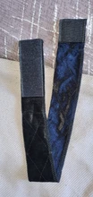 Diadema de sujeción de peluca antideslizante hecha a mano, marrón/Negro/Rubio, con peluca ajustable de terciopelo de doble cara, diadema