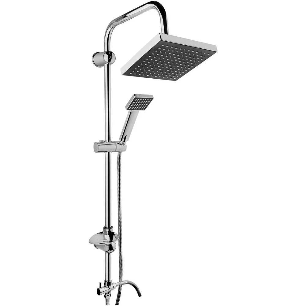 Chrome Shower Stall Faucet Set Rainfall Rain Mixer Towel Swivel Spout Bath Head Cabin Bathroom Robot Sprinkler Tap 2 Types | Обустройство