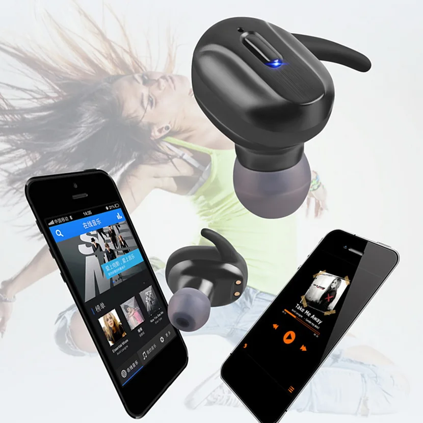 50 комплектов T26 TWS Bluetooth 5,0 наушники-вкладыши 5D стерео бас беспроводные наушники водонепроницаемые спортивные громкой связи Наушники с микрофоном