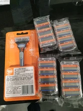 Gillette Fusion 5,navaja de afeitar, maquinilla de afeitar para hombre,casetes para afeitadora facial,afeitado masculino, kit barba, con cuchillas reemplazables