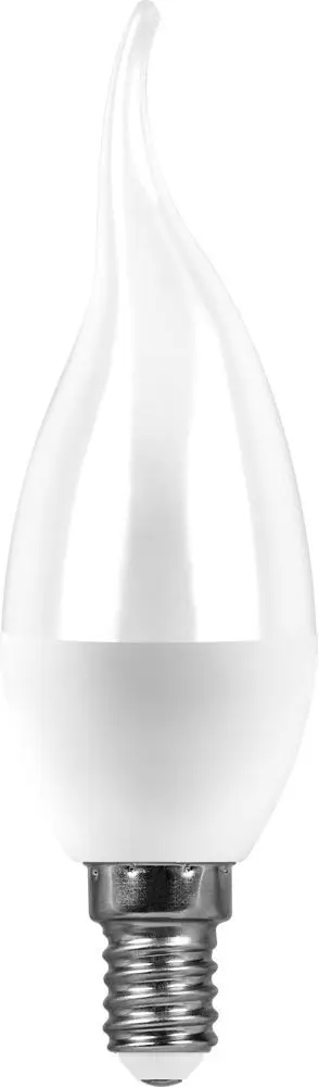 Лампа светодиодная Feron LB-97 Свеча на ветру E14 7W 2700K 25760 5 шт |