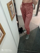 Polyester Pants Lace-Up Simplee Pink Summer Women's Loose Street Casual Solid Sports