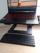 LARICAR-Soporte de aluminio para portátil, para MacBook, escritorio