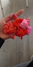 Diadema lisa y pequeña para bebé recién nacido, flor de chifón hecha a mano, cintas elásticas para el pelo, turbante, accesorios para el cabello