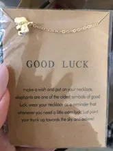 Rinhoo-collar con colgante de color dorado para mujer, mariposa, elefante, Perla de amor, cadena para clavícula, Gargantilla a la moda