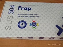 Frap-grifos de acero inoxidable para cocina, mezclador de un solo Mango, de un solo orificio, para fregadero, Y40107