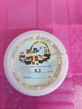 Venta al por mayor 0,3/0,4/0,5/0,6/0,7/0,8/1,0mm Latón dorado de cables de cobre cordón cable para la fabricación de la joyería de cobre colores